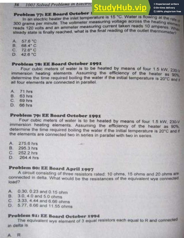 1001 ELECTRICAL ENGINEERING PROBLEMS AND SOLUTIONS PDF visual data 5