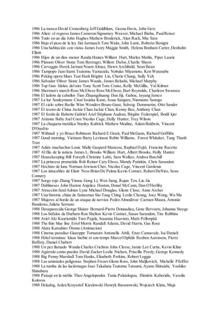 1001 movies you must see before you die | PDF