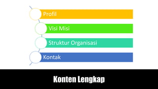 Konten Lengkap
Profil
Visi Misi
Struktur Organisasi
Kontak
 