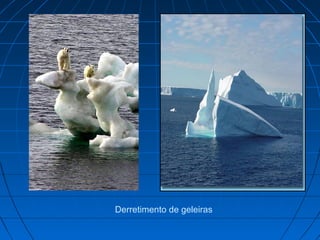 Derretimento de geleiras
 