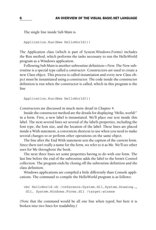 Objectoriented Programming With Visual Basicnet Michael Mcmillan | PDF