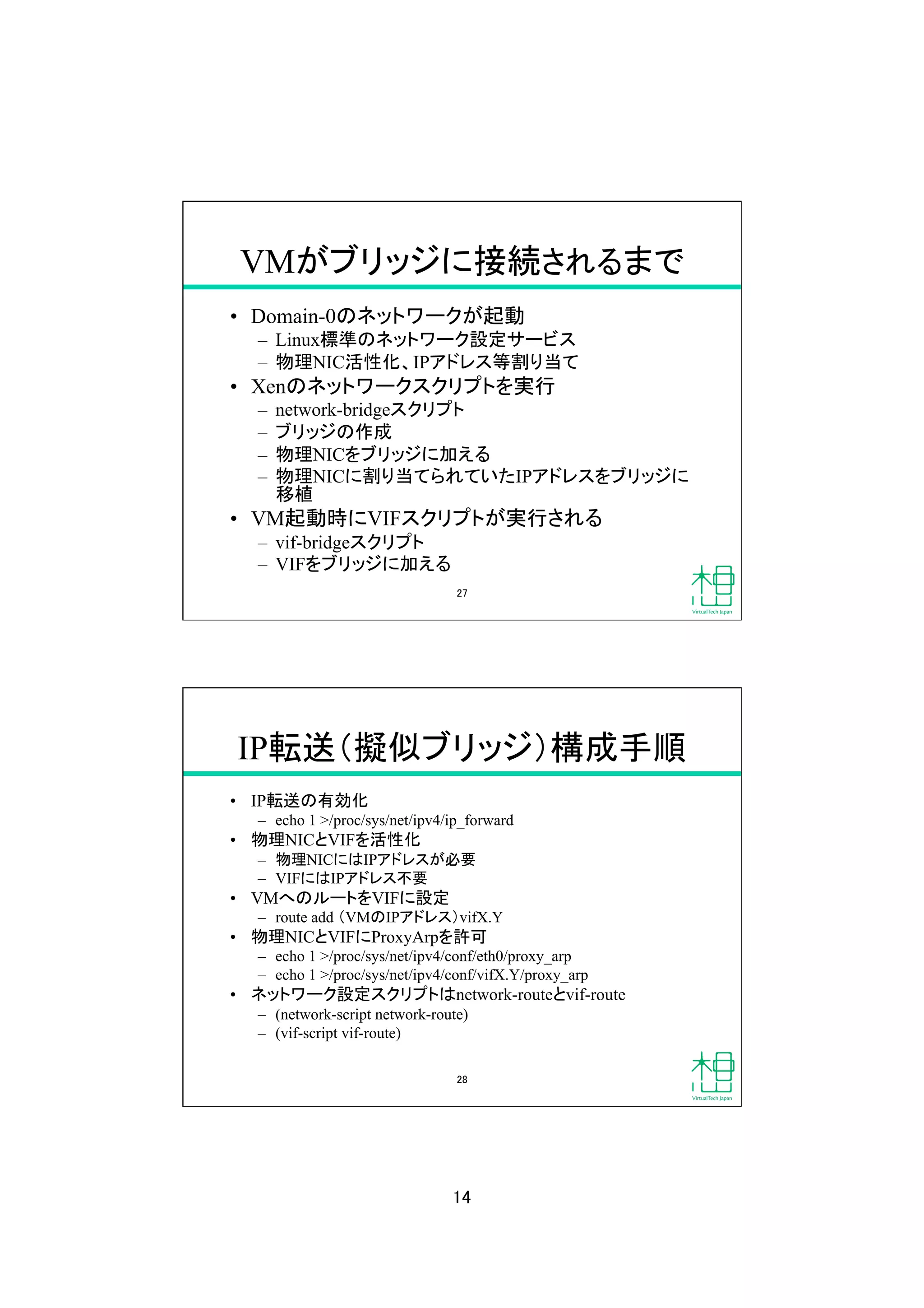 一歩進んだXen仮想化環境構築 | PDF