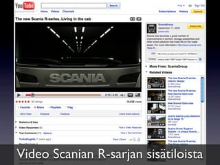 Video Scanian R-sarjan sisätiloista
 