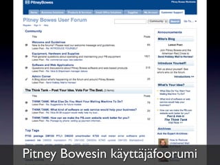 Pitney Bowesin käyttäjäfoorumi
 