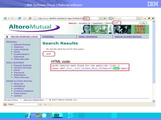 XSS Example I HTML code: 