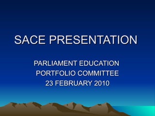 SACE Code Of Conduct In A Presentation For Educators PPT SACE Code Of Conduct In A Presentation For Educators PPT