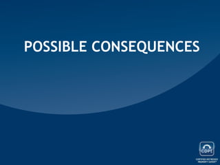 POSSIBLE CONSEQUENCES 