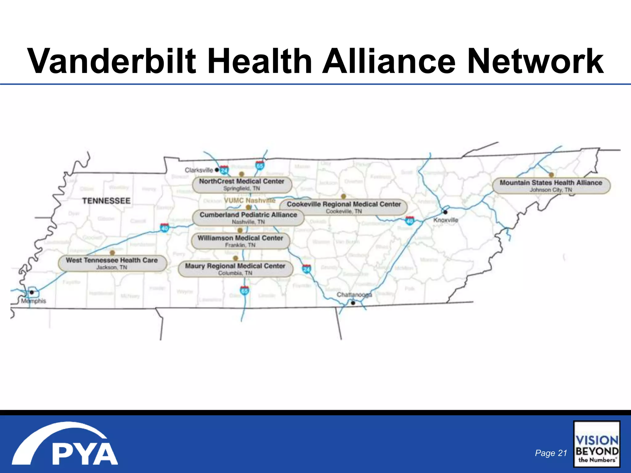 Vanderbilt Health Alliance Network 
Page 21 
 