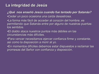 Integridad: Totalidad y Santidad | PPT