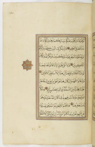 مخطوطة للمصحف الشريف ترجع لعام 1003هـ