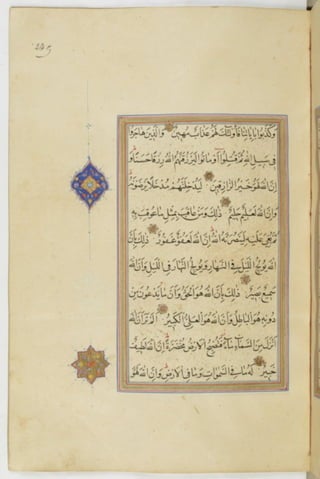 مخطوطة للمصحف الشريف ترجع لعام 1003هـ