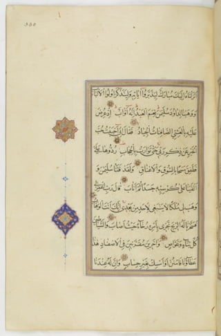 مخطوطة للمصحف الشريف ترجع لعام 1003هـ