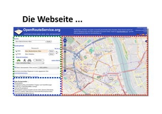 Die Webseite ... 
 