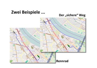 Zwei Beispiele ... 
                       Der „sichere“ Weg 




                      Rennrad 
 