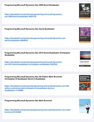 Programming Microsoft Dynamics 365 Business Central Seventh Edition ...