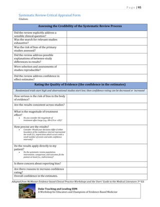 Systematic Review Proposal Form Example Systemic review PPT - Duke EMB conference | PDF