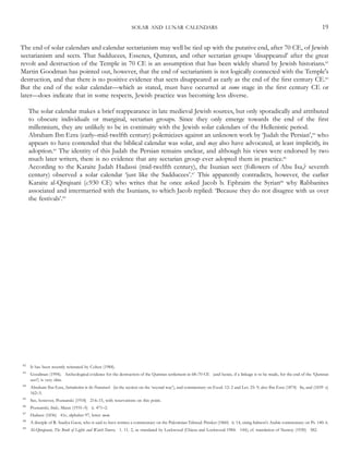 Essene Calendar.pdf Calendar And Community A History Of The Jewish Calendar 2nd Century Bce ...