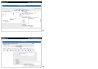 Moodle. Funcionalitats bàsiques i aplicació




Curs: qüestionaris




                                                                   35




                     Moodle. Funcionalitats bàsiques i aplicació




Curs: qualificació




                                                                   36
 