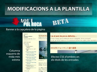 EXEMPLES DE CONTINGUT Font: Generalitat de Catalunya 