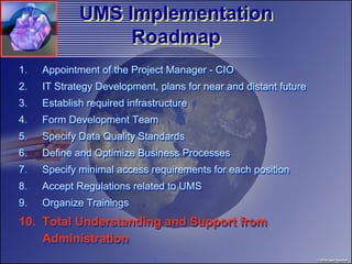 Integrations Ums University Management Information System | PDF