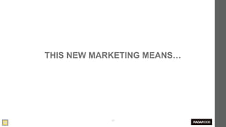 THIS NEW MARKETING MEANS…




            25
 