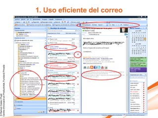 © Ramon Costa i Pujol
Centre d’Innovació en Productivitat, Fundació Privada


                                                        1. Uso eficiente del correo
 
