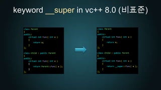 keyword __super in vc++ 8.0 (비표준)