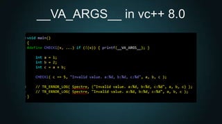 __VA_ARGS__ in vc++ 8.0