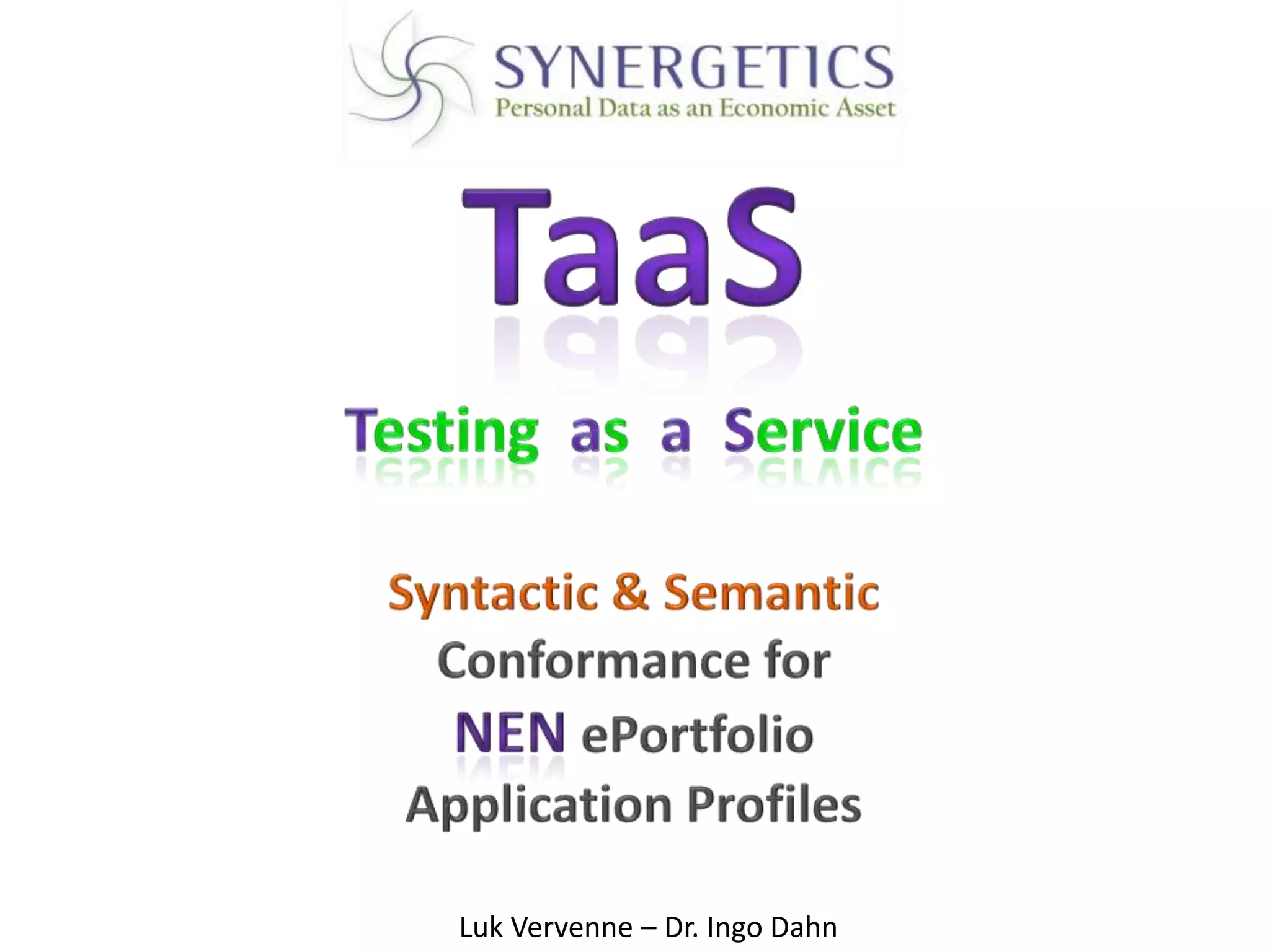 Luk Vervenne – Dr. Ingo Dahn
 
