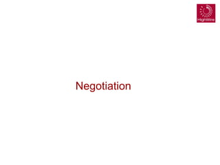 Negotiation
 