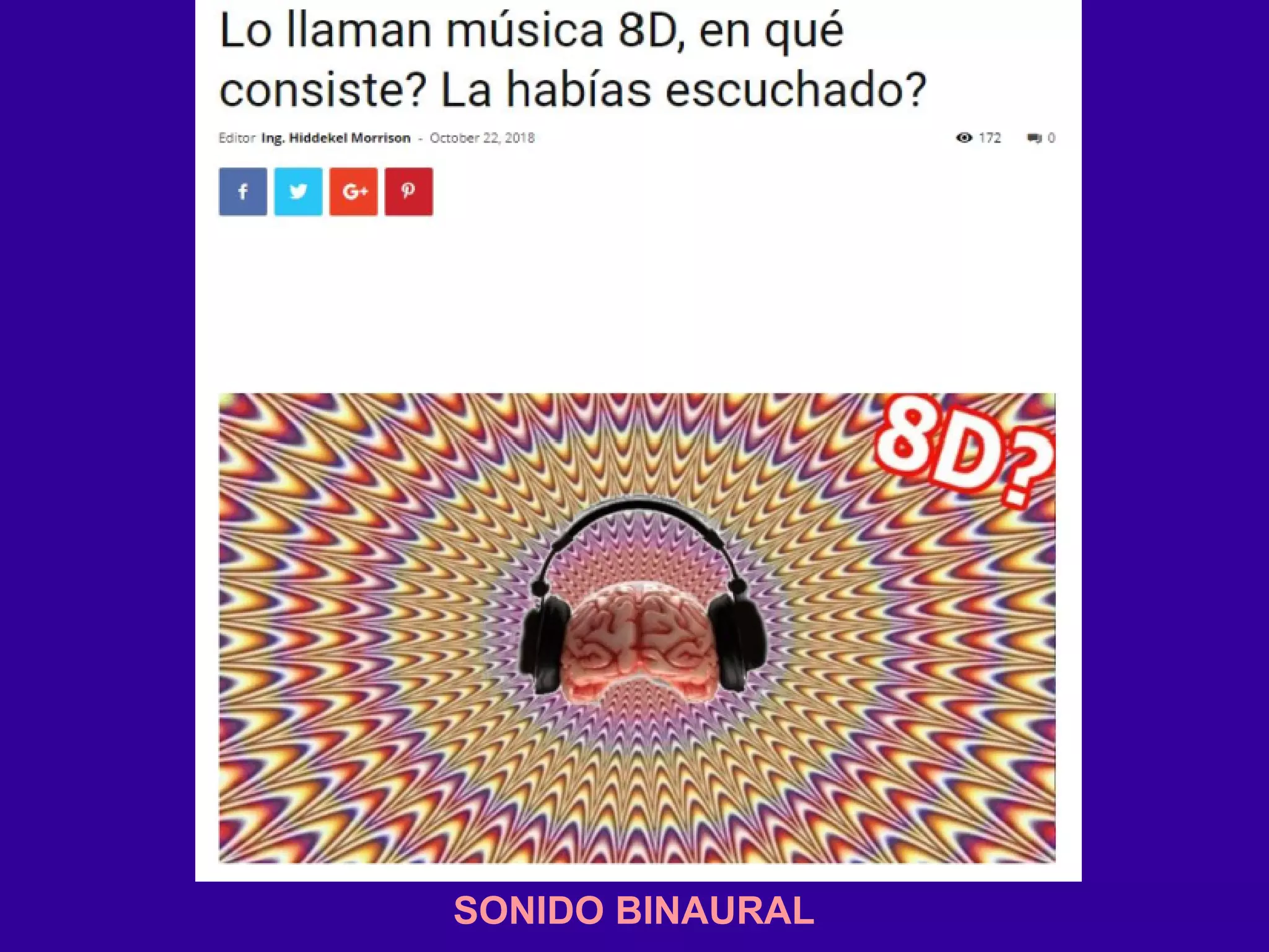 SONIDO BINAURAL
 