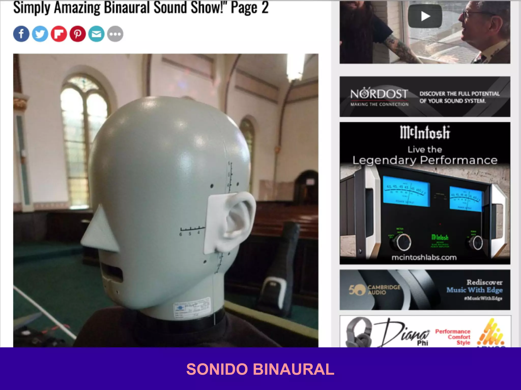 SONIDO BINAURAL
 