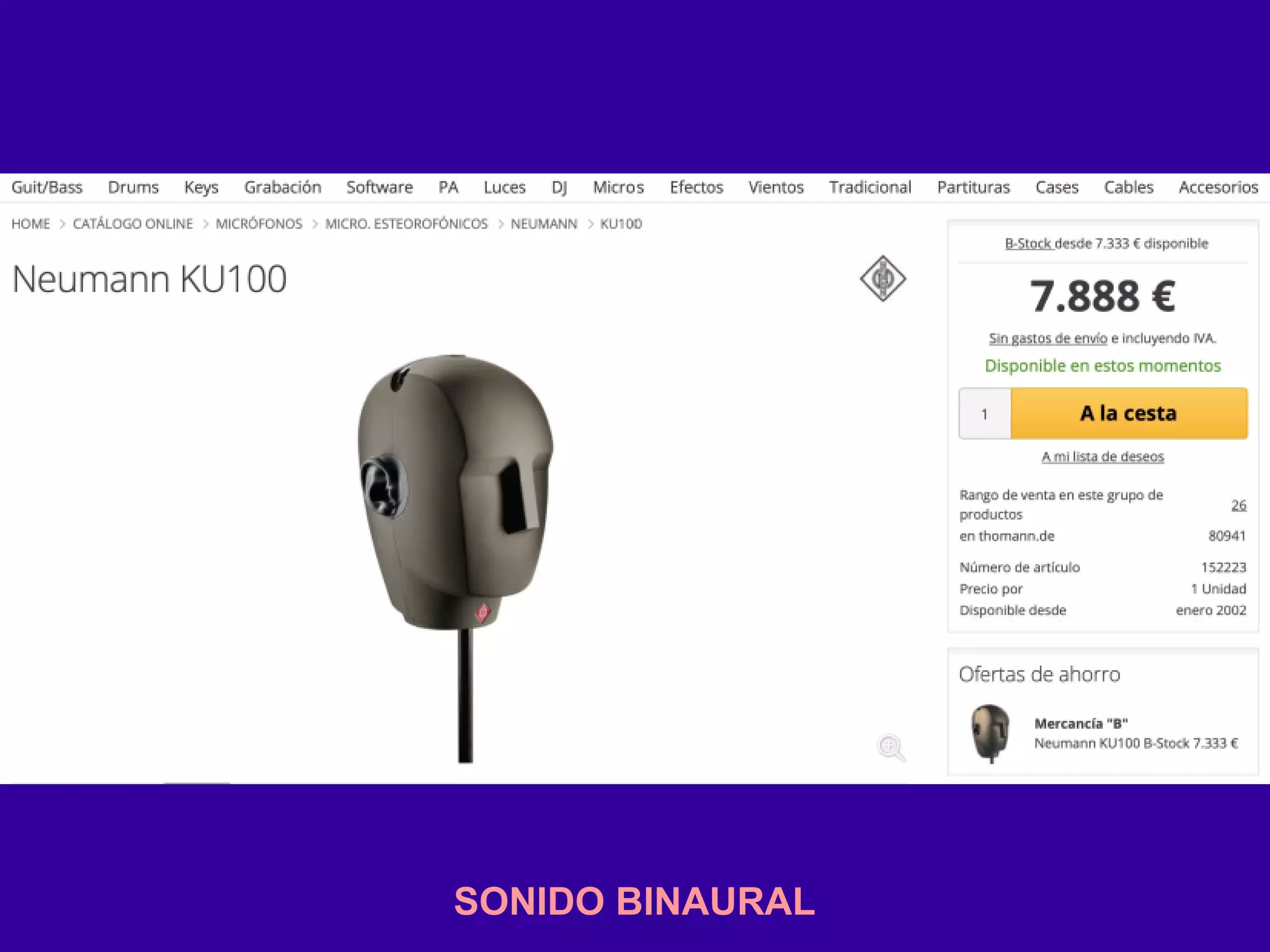 SONIDO BINAURAL
 