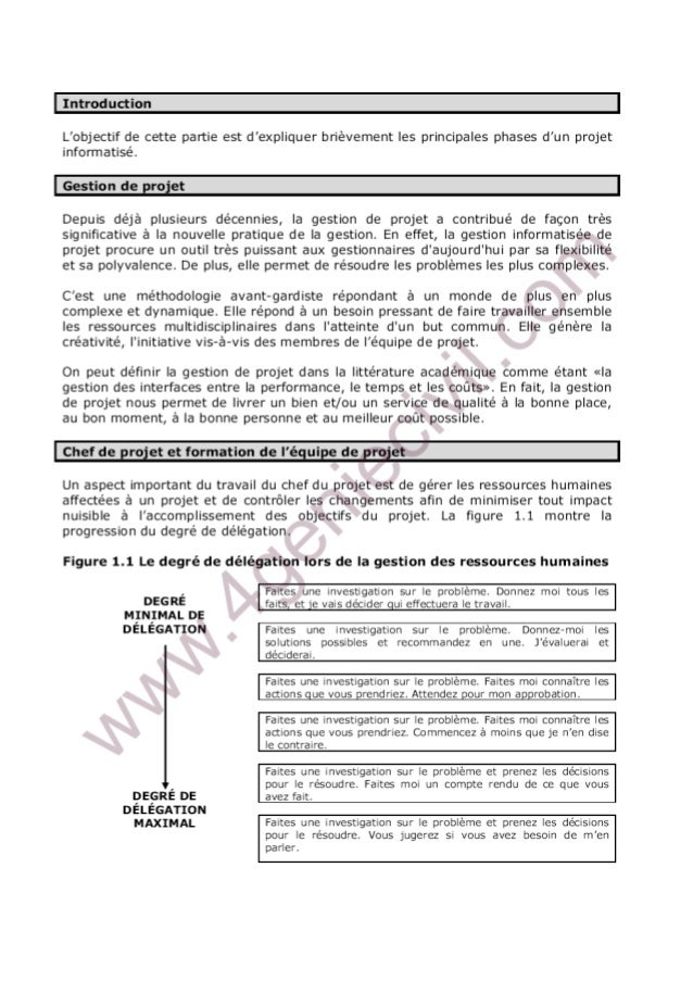 Cours de gestion de projet pdf