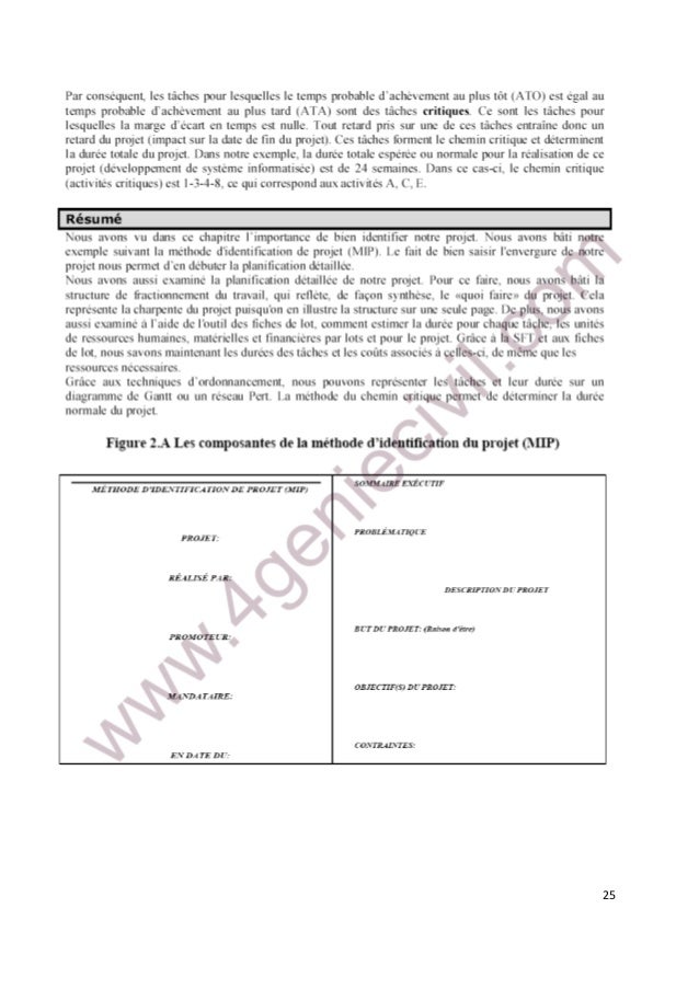 Cours de gestion de projet pdf