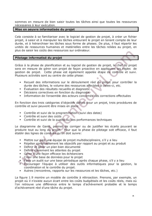 Cours de gestion de projet pdf