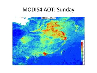 MODIS4 AOT: Sunday

 