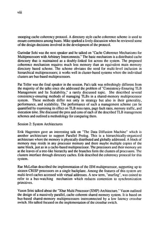 Cache and Interconnect Architectures in Multiprocessors Michel Dubois ...