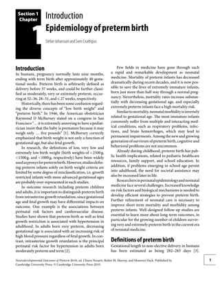 Neurodevelopmental Outcomes Of Preterm Birth From Childhood To Adult ...