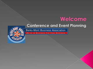 Welcome Conference and Event Planning 