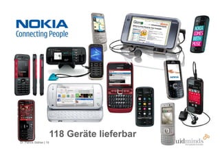 118 Geräte lieferbar
Dr. Patrick Stähler | 19
 