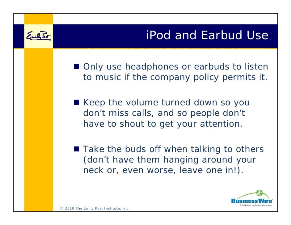 Etiquette for the Digital Age