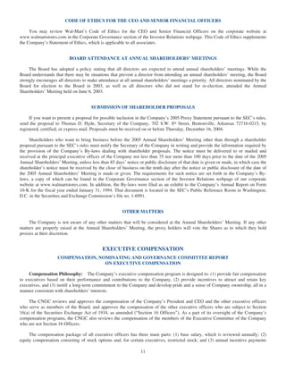 wal mart store2004Proxy Statement