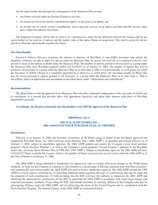 wal mart store2004Proxy Statement