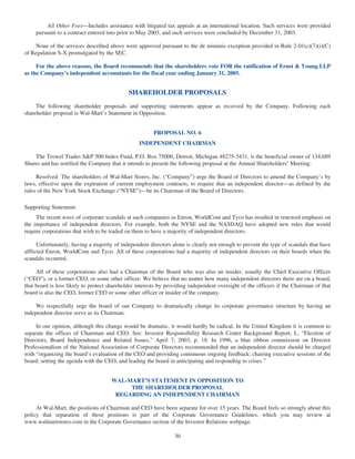 wal mart store2004Proxy Statement