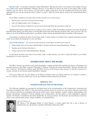 wal mart store2004Proxy Statement