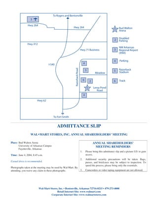 wal mart store2004Proxy Statement
