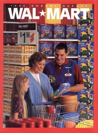 wal mart store 1996Annual Report
