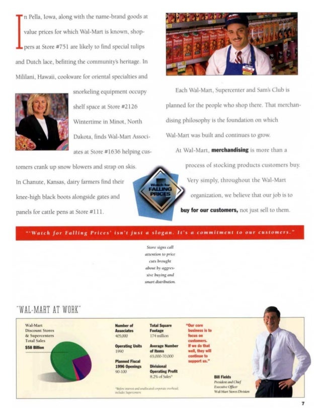 wal mart store1995annual report walmart north dakota flyer