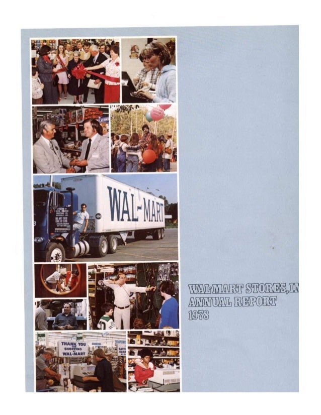 Wal Mart Store1978annual Report